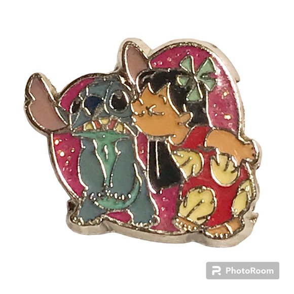 Vintage Disney Lilo & Stitch Slider Charm Bracelet Aulani Resort Enamel Bracelet - Picture 1 of 9